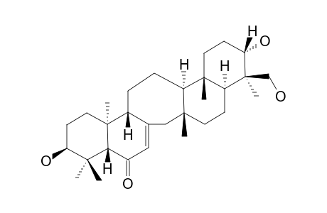 LYCERNUIC-KETONE-C;3-ALPHA,21-BETA,24-TRIHYDROXYSERRAT-14-EN-16-ONE