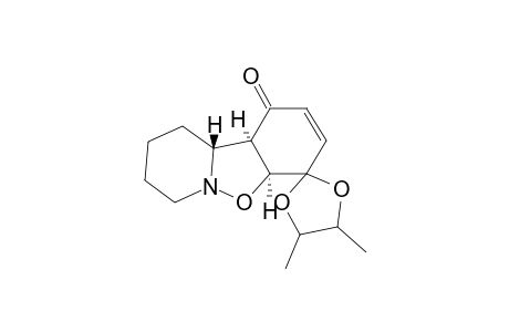 (4aRS,10aSR,10bSR)-4,4-[(1RS,2RS)-(1,2-Dimethylethylene)dioxy]-4,4a,7,8,9,10,10a,10b-octahydro-1H-pyrido[1,2-b][1,2]benzisoxazol-1-one