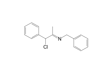 N-(1-Chloro-1-phenyl-2-propylidene)benzylamine