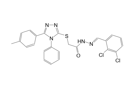 acetic acid, [[5-(4-methylphenyl)-4-phenyl-4H-1,2,4-triazol-3-yl]thio]-, 2-[(E)-(2,3-dichlorophenyl)methylidene]hydrazide