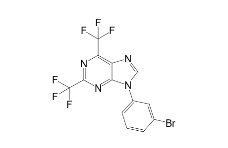 9-(3-Bromophenyl)-2,6-bis(trifluoromethyl)-9H-purine