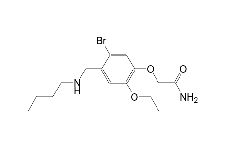 2-{5-bromo-4-[(butylamino)methyl]-2-ethoxyphenoxy}acetamide