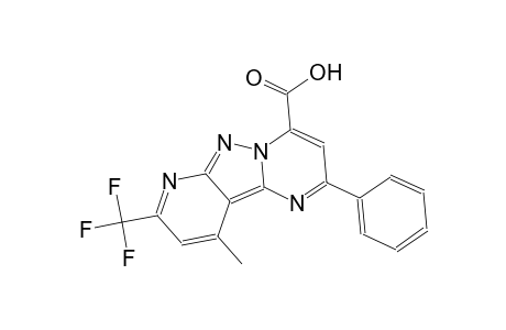 pyrido[2',3':3,4]pyrazolo[1,5-a]pyrimidine-4-carboxylic acid, 10-methyl-2-phenyl-8-(trifluoromethyl)-
