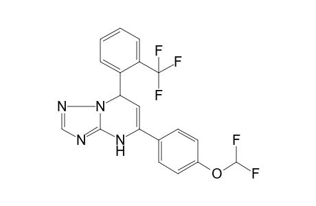 [1,2,4]Triazolo[1,5-a]pyrimidine, 5-[4-(difluoromethoxy)phenyl]-4,7-dihydro-7-[2-(trifluoromethyl)phenyl]-