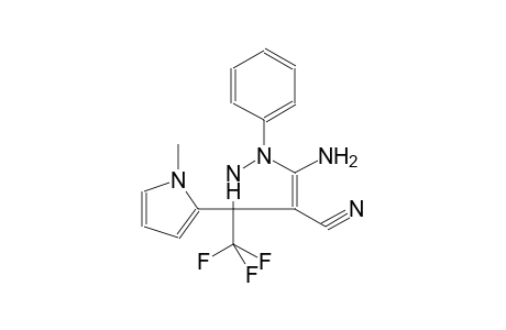 5-Amino-3-(1-methyl-1H-pyrrol-2-yl)-1-phenyl-3-trifluoromethyl-2,3-dihydro-1H-pyrazole-4-carbonitrile