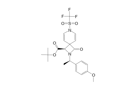 2-[(S)-1-(4-METHOXYPHENYL)-ETHYL]-3-OXO-7-TRIFLUOROMETHANESULFONYL-2,7-DIAZASPIRO-[3.5]-NONA-5,8-DIENE-1-CARBOXYLIC-ACID-TERT.-BUTYLESTER