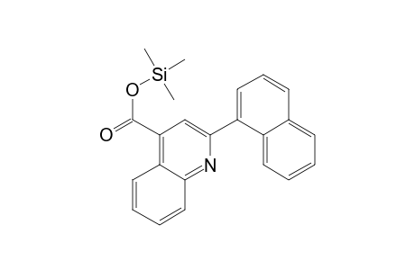 2-(1-Naphthyl)-4-quinolinecarboxylic acid, tms derivative