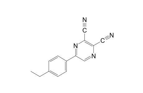 5-(p-ethylphenyl)-2,3-pyrazinedicarbonitrile