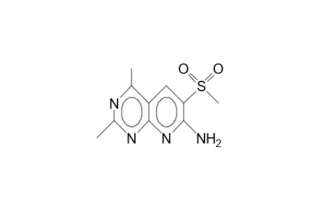 Pyrido[2,3-d]pyrimidin-7-amine, 2,4-dimethyl-6-(methylsulfonyl)-