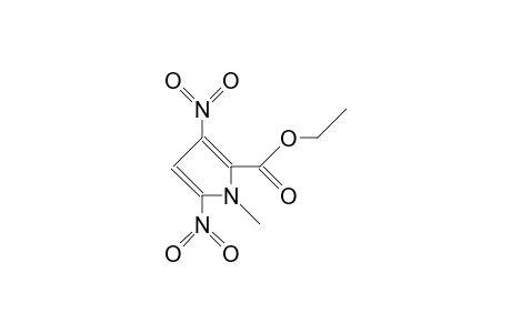 3,5-dinitro-1-methylpyrrole-2-carboxylic acid, ethyl ester