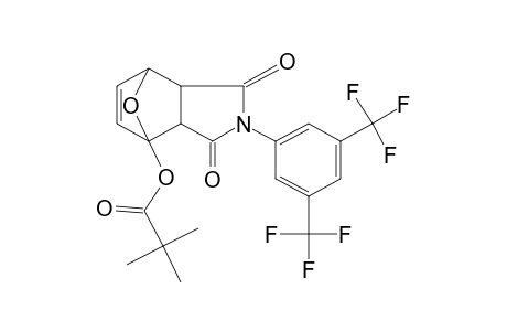 N-(alpha,alpha,alpha,alpha',alpha',alpha'-hexafluoro-3,5-xylyl)-4-hydroxy-7-oxabicyclo[2.2.1]hept-5-ene-2,3-dicarboximide, pivalate (ester)