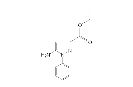 5-amino-1-phenylpyrazole-3-carboxylic acid, ethyl ester