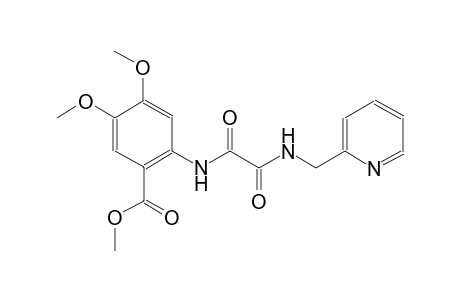 Benzoic acid, 2-[[1,2-dioxo-2-[(2-pyridinylmethyl)amino]ethyl]amino]-4,5-dimethoxy-, methyl ester