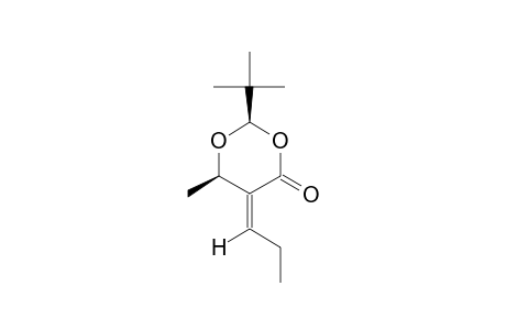 (Z,2R,6R)-2-TERT.-BUTYL-6-METHYL-5-PROPYLIDEN-1,3-DIOXAN-4-ONE