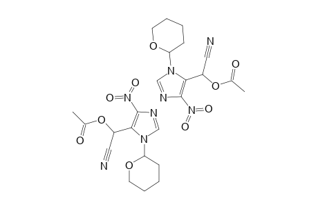 2-ACETOXY-2-[4-NITRO-1-(TETRAHYDROPYRAN-2-YL)-IMIDAZOL-5-YL]-ACETONITRILE;2-ISOMERS