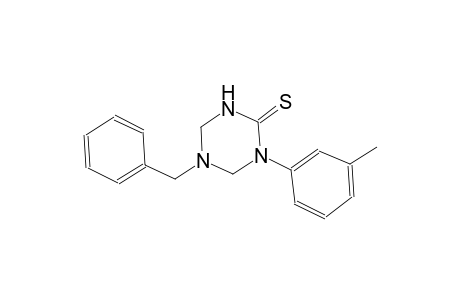 5-benzyl-1-(3-methylphenyl)tetrahydro-1,3,5-triazine-2(1H)-thione