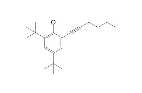 2,4-ditert-butyl-6-hex-1-ynylphenol