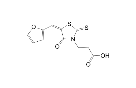 3-thiazolidinepropanoic acid, 5-(2-furanylmethylene)-4-oxo-2-thioxo-,(5E)-