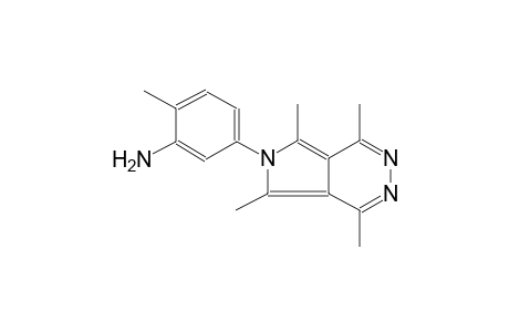 2-methyl-5-(1,4,5,7-tetramethyl-6H-pyrrolo[3,4-d]pyridazin-6-yl)aniline