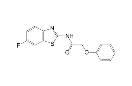 Acetamide, N-(6-fluorobenzothiazol-2-yl)-2-phenoxy-
