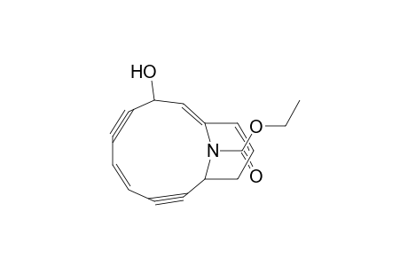 (4Z,9Z)-8-hydroxy-14-azabicyclo[8.3.1]tetradeca-4,9,11-trien-2,6-diyne-14-carboxylic acid ethyl ester