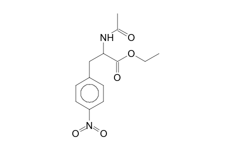 2-Acetylamino-3-(4-nitrophenyl)propionic acid, ethyl ester