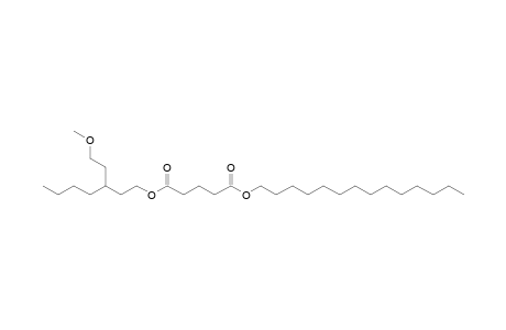 Glutaric acid, 3-(2-methoxyethyl)heptyl tetradecyl ester