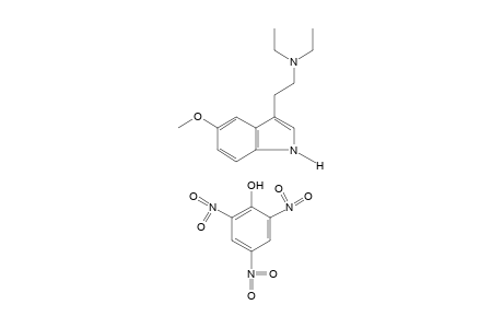 3-[2-(diethylamino)ethyl]-5-methoxyindole, monopicrate