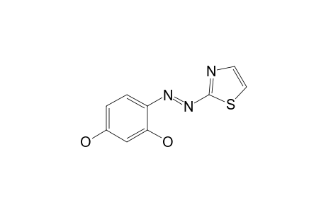 4-[(E)-1,3-Thiazol-2-yldiazenyl]-1,3-benzenediol