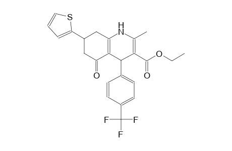 2-Methyl-5-oxo-7-thiophen-2-yl-4-[4-(trifluoromethyl)phenyl]-4,6,7,8-tetrahydro-1H-quinoline-3-carboxylic acid ethyl ester