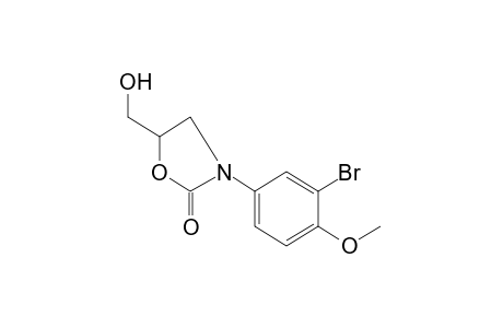 3-(3-bromo-4-methoxyphenyl)-5-(hydroxymethyl)-2-oxazolidinone