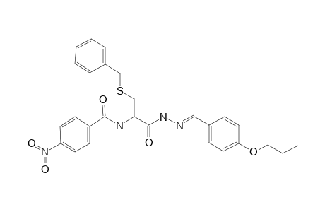 S-Benzyl-N2-(4-nitrobenzoyl)cysteine N'-(4-propoxybenzylidene)hydrazide