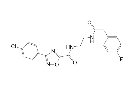 1,2,4-oxadiazole-5-carboxamide, 3-(4-chlorophenyl)-N-[2-[[2-(4-fluorophenyl)acetyl]amino]ethyl]-