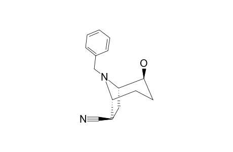8-BENZYL-2-ENDO-HYDROXY-8-AZABICYCLO-[3.2.1]-OCTANE-6-EXO-CARBONITRILE