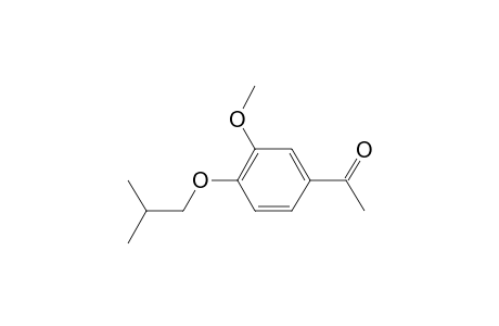 4'-Hydroxy-3'-methoxyacetophenone, 2-methylpropyl ether