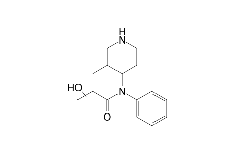 Isofentanyl (3-methyl-)-M (nor-HO-alkyl) MS2