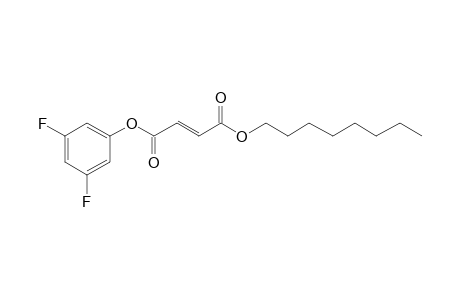 Fumaric acid, 3,5-difluorophenyl octyl ester