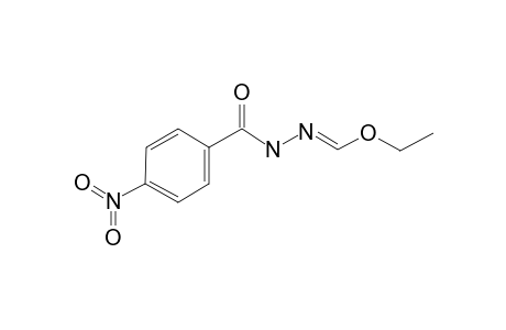 Benzohydrazide, 4-nitro-N2-ethoxymethylene-