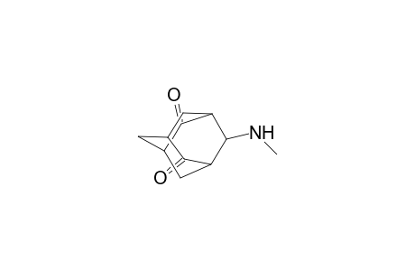 Tricyclo[3.3.1.1(3,7)]decane-2,6-dione, 4-(methylamino)-