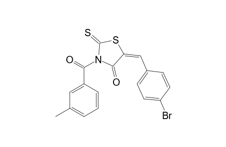 (5E)-5-(4-Bromobenzylidene)-3-(3-methylbenzoyl)-2-thioxo-1,3-thiazolidin-4-one