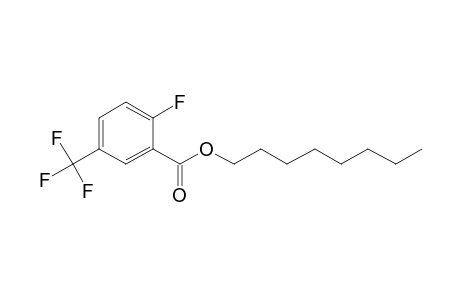 2-Fluoro-5-trifluoromethylbenzoic acid, octyl ester