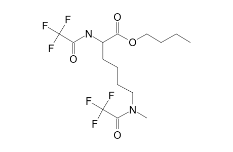 .Epsilon.-N'-methyllysine, N,N'-di(trifluoroacetyl)-, N-butyl ester