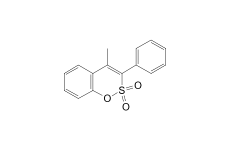 4-methyl-3-phenyl-1,2-benzoxathiin, 2,2-dioxide