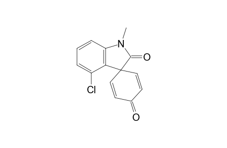 4'-Chloro-1'-methyl-4H-spiro[cyclohexa-2,5-diene-1,3'-indol]-2',4(1'H)-dione