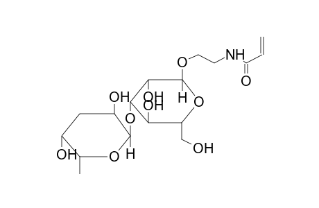 2-ACRYLOYLAMIDOETHYL 3-O-(3,6-DIDEOXY-ALPHA-D-XYLOHEXOPYRANOSYL)-ALPHA-D-MANNOPYRANOSIDE