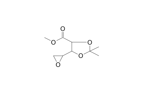 2,2-Dimethyl-5-oxiran-2-yl-[1,3]dioxolane-4-carboxylic acid, methyl ester