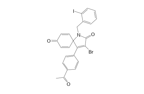 4-(4-Acetylphenyl)-3-bromo-1-(2-iodobenzyl)-1-azaspiro-[4.5]deca-3,6,9-triene-2,8-dione