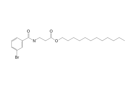 .beta.-Alanine, N-(3-bromobenzoyl)-, dodecyl ester