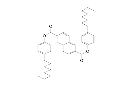 Naphthalene-2,6-dicarboxylic acid, bis-(4-octyl-phenyl ester