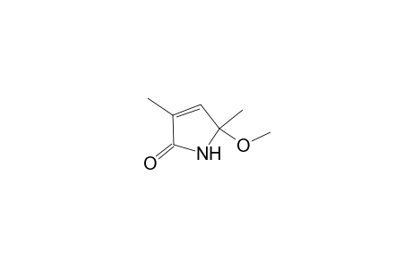 2H-Pyrrol-2-one, 1,5-dihydro-5-methoxy-3,5-dimethyl-